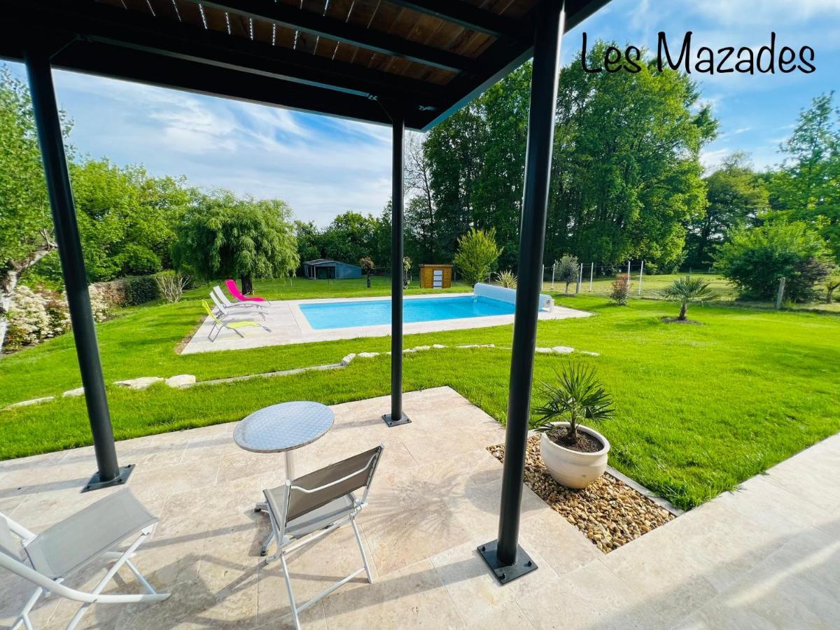 Les Mazades A 10 Min De Perigueux Avec Piscine Chauffee, Meuble De Tourisme Classe 3 Etoiles Annesse-et-Beaulieu Exterior foto